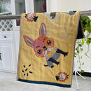 GobekUsa Kids Cartoon Face Towels - Set of 3 | Cats Print | 100% Cotton | 25*50cm