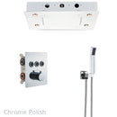 GobekUsa 3-Way Shower System with Rainfall Waterfall Head and Bathtub Mixer Tap.