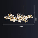 GobekUsa Gold Grape Chandelier Glass Pendant Lights for Living Room & Dining Room