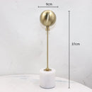GobekUsa Golden Geometric Balloon Metal Ball Sculpture & Decorative Figurine