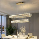 GobekUsa Crystal Pendant Chandelier Modern LED Ceiling Light Fixture