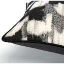 GobekUsa Abstract Monochrome Jacquard Lumbar Pillow Cover for Chic Studio & Home Decor