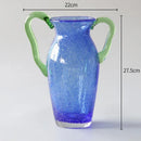 GobekUsa Creative Bubble Glass Vase Hydroponics Desk Decoration Artificial Flowers Room Decor
