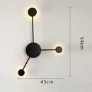 GobekUsa Geometry LED Wall Light for Living Room Bedroom Decor