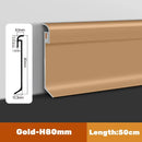 GobekUsa LED Skirting Line Aluminum Profile for Stylish Backlighting, Stair Lighting & Wall Trim