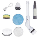 GobekUsa Electric Spin Cleaner + 6 Brush Heads - Turbo Scrub for Kitchen, Bathroom & Floors