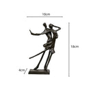 GobekUsa Couple Dancers Portrait Sculpture - Pas De Deux Home Decor & Anniversary Gift