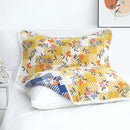 GobekUsa Lace Trim Pillow Towel - Double Sided Yarn-Dyed Jacquard - 52*75 CM - Five-Layer Cotton Gauze