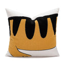 GobekUsa Cartoon Tiger Embroidered Cotton Pillow Cover for Bedroom