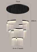 GobekUsa Elegant LED Ceiling Chandelier for Modern Bedroom and Dining Room