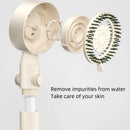 GobekUsa Black Gas Rain Mist Shower Head for High Water Pressure and Polished Look