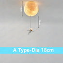 GobekUsa Astronaut Globe Ceiling Light for Kids Room - 18cm/20cm/25cm