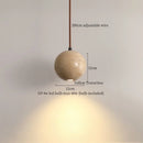 GobekUsa Black Travertine LED Pendant Lamps: Nordic Modern Home Decoration Interior Hanging Light
