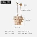 GobekUsa Bohemian Chandelier Tassel Light Chain Pendant LED Suspension Light