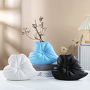 GobekUsa Fluffy Heart Vase: Ceramic Handicraft Home Decor Accessory