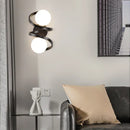 GobekUsa Black Copper LED Wall Lights for Bedroom - Nordic Wall Sconce Decro