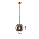 GobekUsa Glass Pendant Lights: Nordic Style Dining Kitchen Bedroom Lighting Fixtures