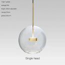 GobekUsa Glass Bubble Ball LED Chandelier Mickey Light for Restaurant, Bar, and Store