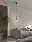 GobekUsa Crystal Bedroom Pendant Lights LED Modern Minimalist Indoor Lighting