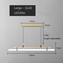 GobekUsa Glass Belt Chandelier: Modern Indoor Restaurant & Office LED Light