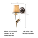 GobekUsa Bird Decor Antique Wall Lamp for Bedroom Living Room Kitchen