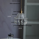 GobekUsa Crystal Glass LED Pendant Lamp: Modern Luxury Interior Lighting for Home Decor