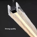 GobekUsa Cloud Fog Glass Chandelier LED Pendant Light Fixture for Modern Restaurant Bar Counter