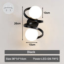 GobekUsa Frosted Glass Ball LED Wall Lamp for Corridor, Aisle, and Bedroom