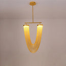 GobekUsa LED Aluminum Ceiling Chandelier Lighting Hanging Lamps for Foyer