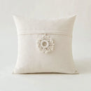 GobekUsa Ivory Pompom Tassel Pillow Cover 45x45cm/30x50cm Home Decor Sofa Seasonable