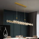 GobekUsa Gold Crystal Ring Chandelier Pendant Light, Luxury Modern Design for Home Décor
