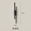 GobekUsa Black 12W LED Wall Sconce Lamp for Bedroom & Living Room