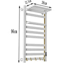 GobekUsa Electric Towel Radiator Warmer Rack for Smart Bathroom Storage and Heating
