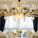 GobekUsa Luxe Crystal Chandelier for Bedroom, Living Room, and Dining Room