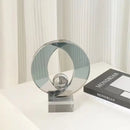 GobekUsa Geometric Crystal Glass Bookshelf Ornaments