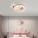 GobekUsa Kids Room LED Ceiling Chandelier Modern Nursery Study Hanging Lamp