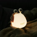 GobekUsa Cartoon Slug Night Light: Silicone LED Lamp for Bedroom, Baby Feeding, Room Decor