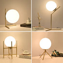 GobekUsa Glass Ball Table Lamp: Modern Nordic LED Desk Light