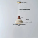 GobekUsa Ceramic Wood LED Hanging Pendant Light - Nordic Modern Design