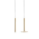 GobekUsa Gold Tube LED Pendant Lights for Kitchen Dining Office Home Decor