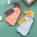GobekUsa Double-layer Coral Velvet Hand Towel: Absorbent, Quick Dry, Skin-friendly Kitchen Bathroom Towels