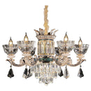 GobekUsa Duplex European Crystal Chandelier for Staircase with Hollow Design