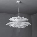 GobekUsa Acrylic Flower Chandelier LED Pendant Light for Dining and Bedroom Decor