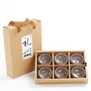 GobekUsa Ice Cracking Ceramic Tea Espresso Coffee Cups Set