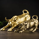 GobekUsa Bull of Fortune Resin Sculpture for Office Desk Feng Shui Decoration