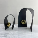 GobekUsa Golden Sphere Metal Arches Geometric Art Ornaments for Home Decor