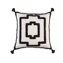 GobekUsa Boho Geometric Tufted Cushion Cover with Fringe - 45X45/30X50CM