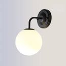 GobekUsa Brozen Black LED Glass Ball Wall Lights for Living Room Bedroom_BU