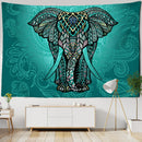 GobekUsa Elephant Mandala Tapestry Tree of Life Wall Hanging Psychedelic Witchcraft Home Decor