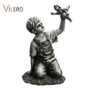 GobekUsa Banksy Sculpture Boy NHS Super Nurse Angel Figurines for Home Decor
